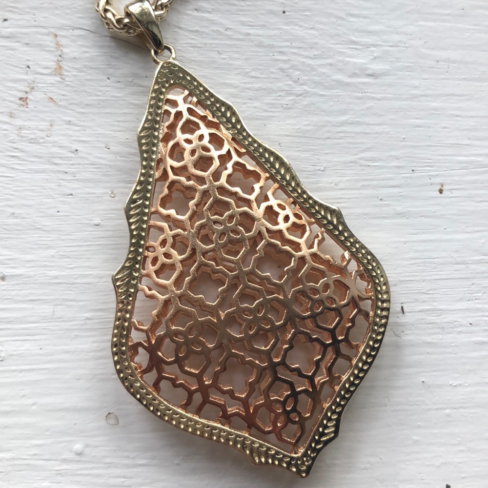 Kendra Scott Aiden Necklace - Gold / Rose Gold